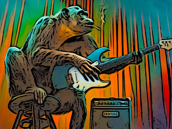 Guitar Monkey by W Scott